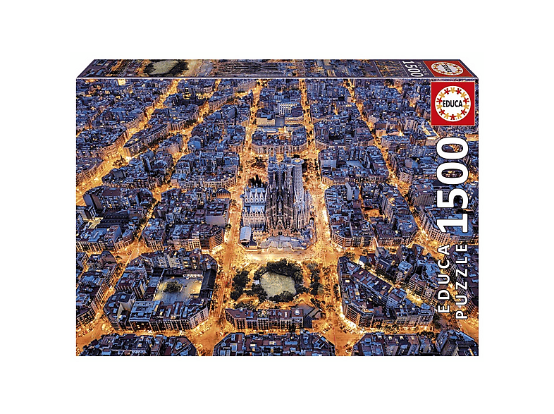 第5集 4枚セット Puzzle | EDUCA Puzzle Barcelona 1500 Piezas, edad recomendada: 99