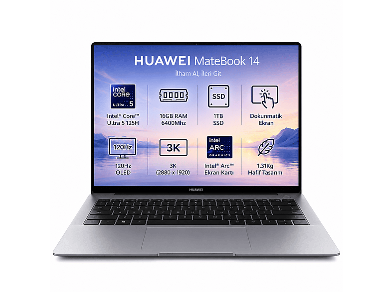 HUAWEI Matebook 14 FHD+ 2.8K 2880 1920 OLED 120Hz Intel Core Ultra