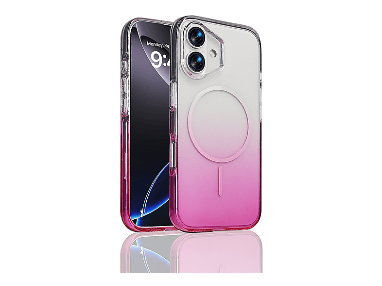 LOPARD iPhone 16 Uyumlu Mgsafe Şarj Özellikli Septik Silikon Kapak Telefon Kılıfı Mor