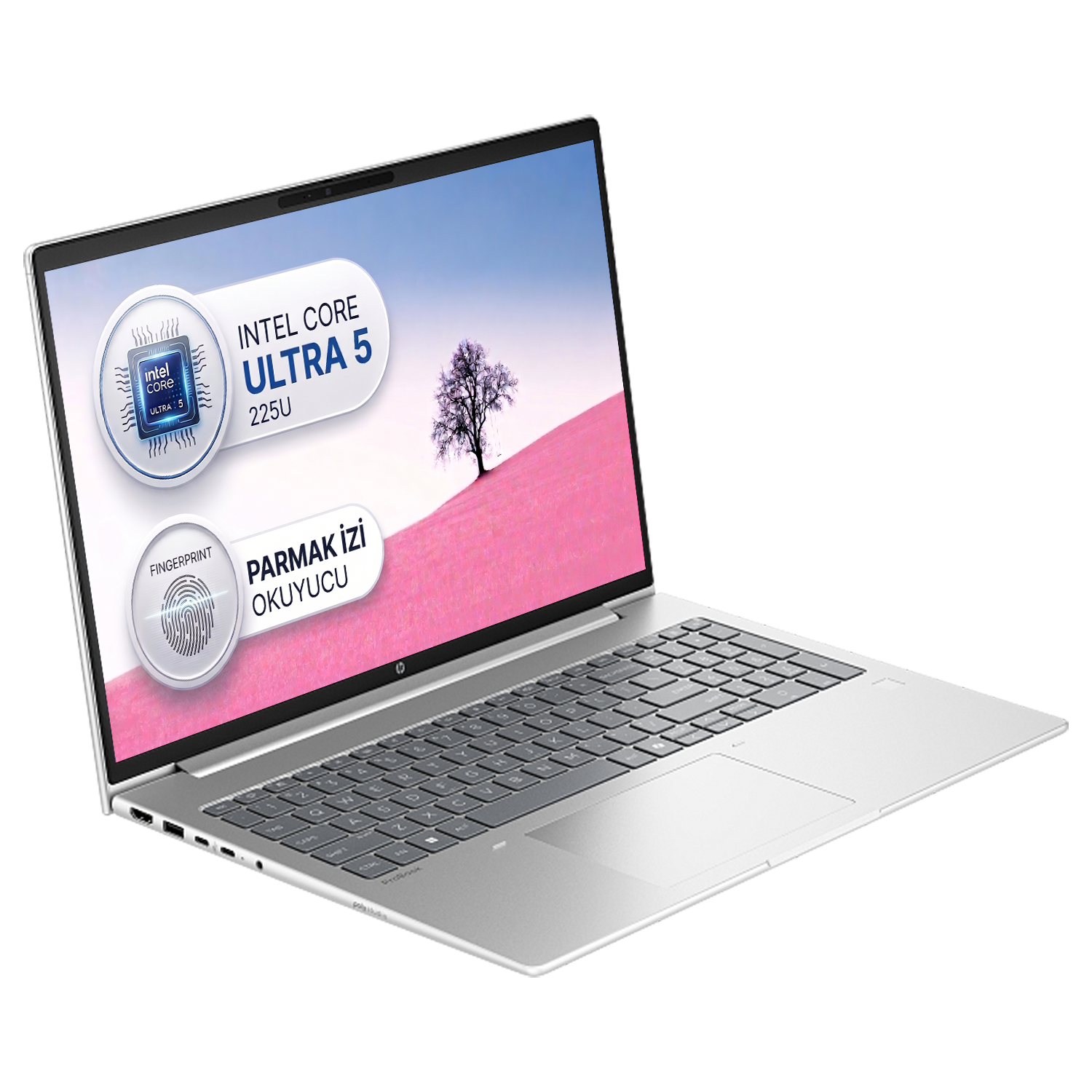 HP ProBook 4 G1I WUXGA D21SQET 002 Intel Core Ultra 5 225U 24 GB RAM 512 GB SSD 16 inç FreeDOS Laptop Gri