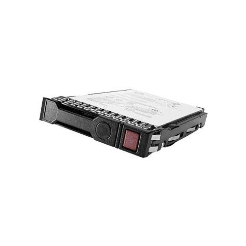 Un hard disk nero con accento rosso, isolato su sfondo bianco.