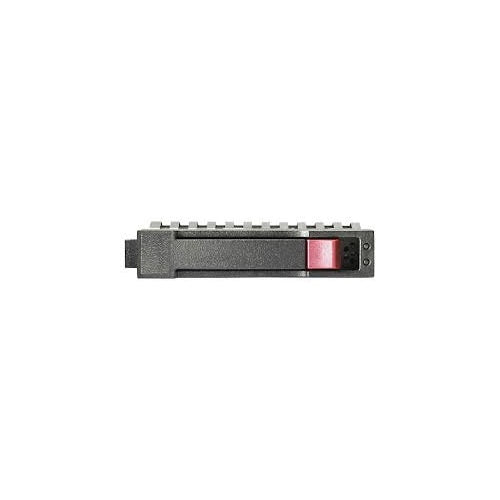Un carrello per hard disk grigio con leva rossa e denti argentati sopra.