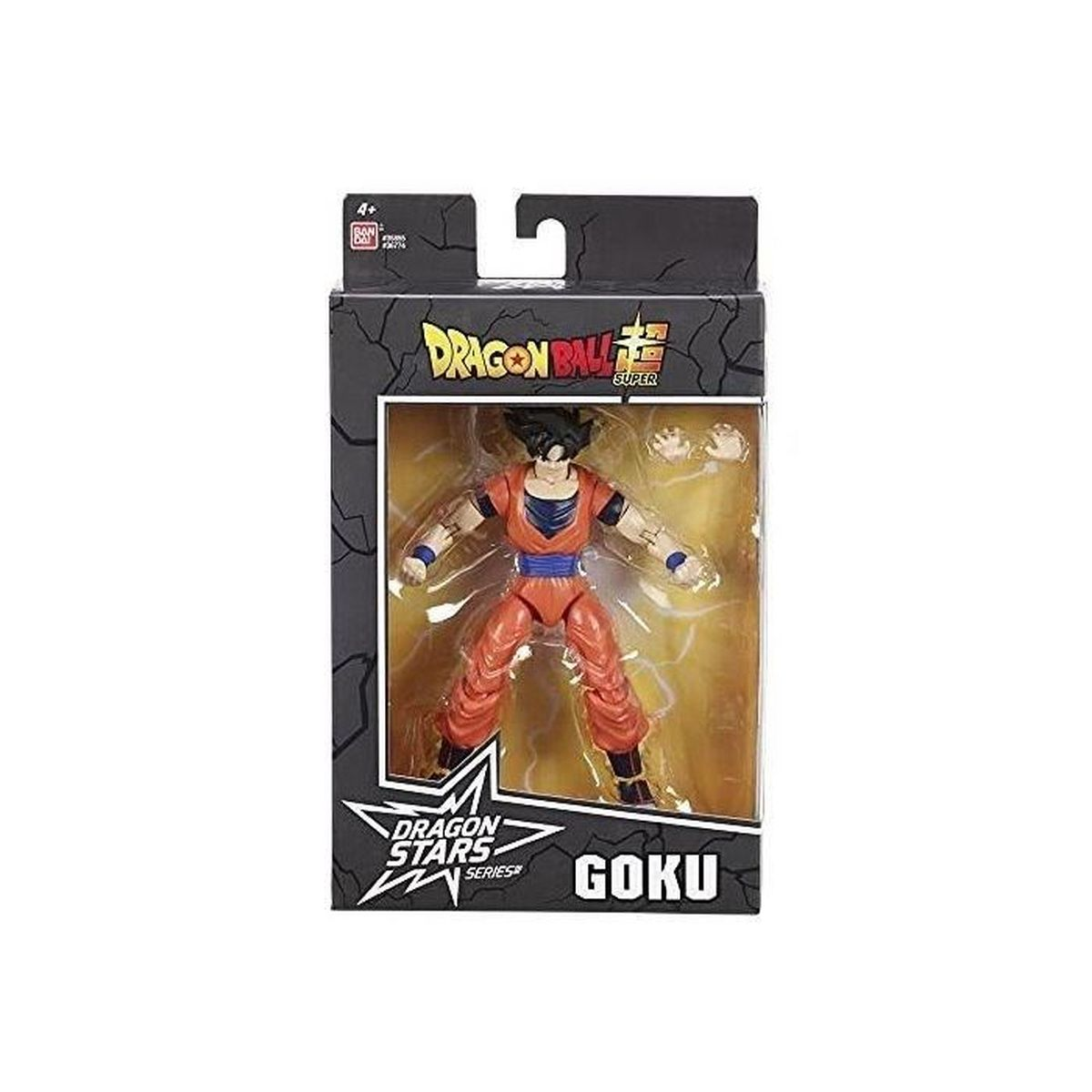 Figurka akcji Goku w opakowaniu Dragon Ball Stars, w pomarańczowym stroju.