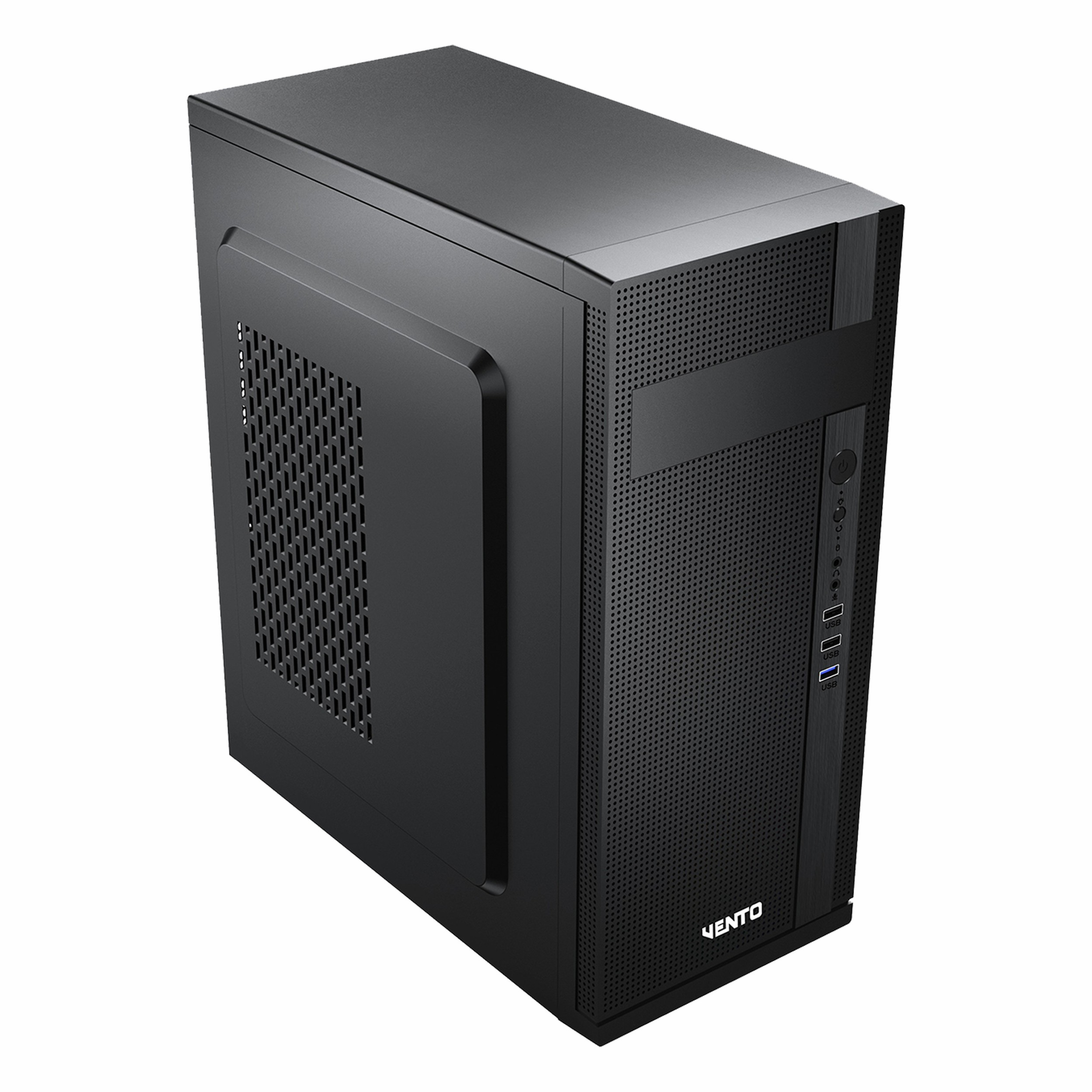 VENTO VS115F 300 W USB 3.2 ATX Mid Tower Siyah Kasa