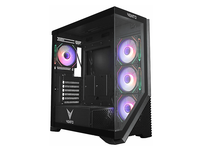 VENTO VG4202FLA 850 W 80+ Bronz USB 3.2 ARGB eATX Mid Tower Siyah Kasa