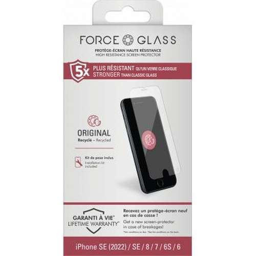 Box for iPhone screen protector glass, 5x stronger than classic glass.