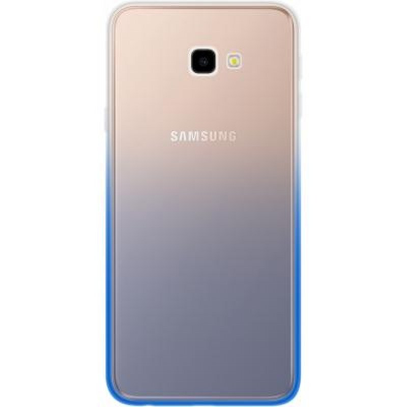 Retro di un telefono Samsung con sfumatura da oro rosa a blu.