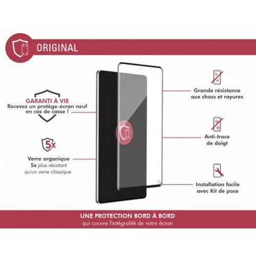 Protezione schermo per smartphone con garanzia e caratteristiche.