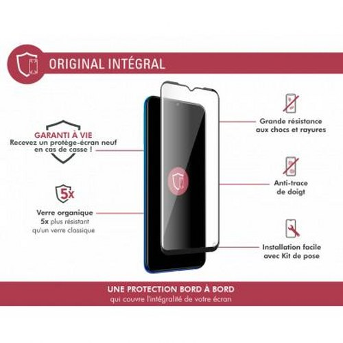 Protezione schermo integrale per smartphone, con garanzia a vita, resistente a urti e graffi.