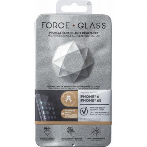 Force Glass screen protector packaging for iPhone 6/6S.