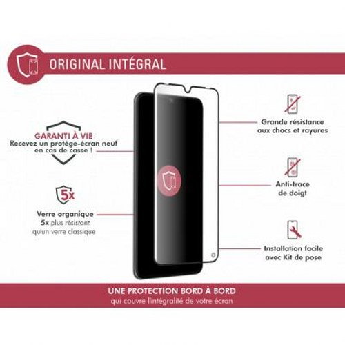 Protezione schermo intera per smartphone con garanzia a vita.