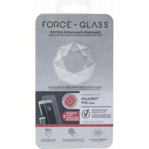 Confezione di protezione schermo Force Glass per Huawei P10 Lite.