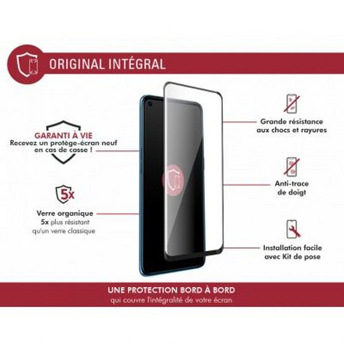 Immagine di una protezione per schermo per smartphone che ne evidenzia le caratteristiche.