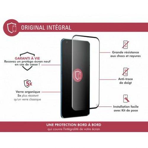 Protezione schermo per smartphone con scritte "Original Integral" e "Garanzia a vita".