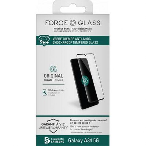 Confezione per proteggi schermo in vetro temperato Samsung Galaxy A34 5G.