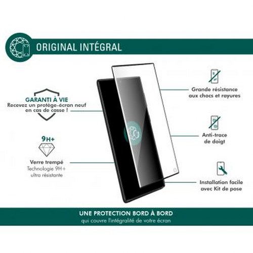 Protezione schermo per smartphone con garanzia a vita e durezza 9H+.