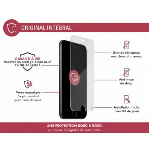 Protezione schermo per smartphone, con garanzia a vita e facile installazione.