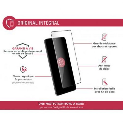 Protezione schermo per smartphone, con caratteristiche come resistenza agli urti e facile installazione.
