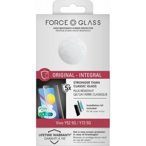 Confezione per proteggi schermo FORCE GLASS per Vivo Y52/Y72 5G.