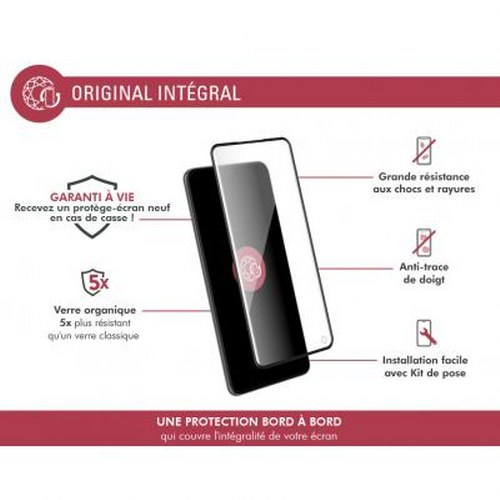 Protezione schermo per smartphone, resistente agli urti e facile da installare.