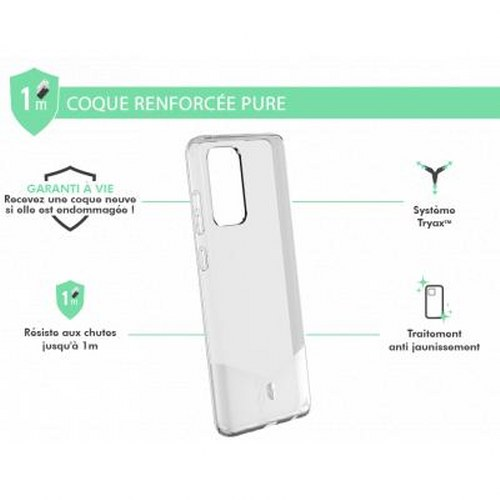 Cover trasparente per telefono: rinforzata, resistenza caduta 1m, garanzia a vita, anti-ingiallimento.