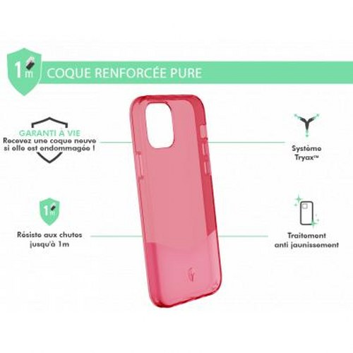 Cover trasparente rinforzata per telefono con garanzia a vita e protezione 1m.