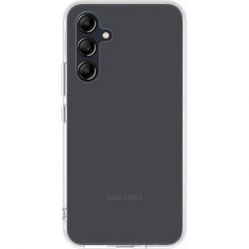 Retro di un telefono Samsung scuro con tre fotocamere allineate verticalmente.