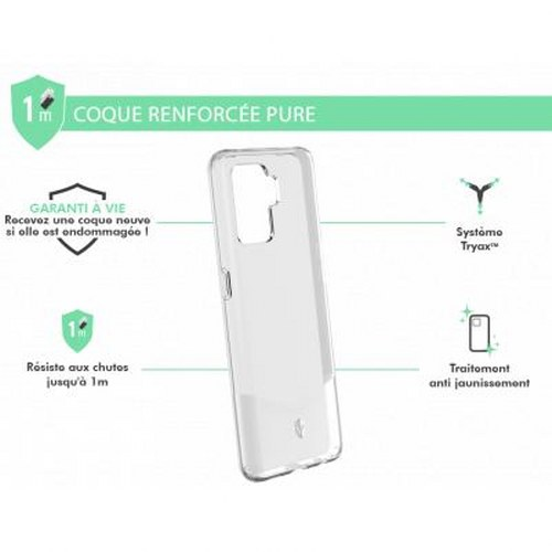 Custodia trasparente per telefono con protezione caduta 1m, garanzia a vita, anti-ingiallimento.