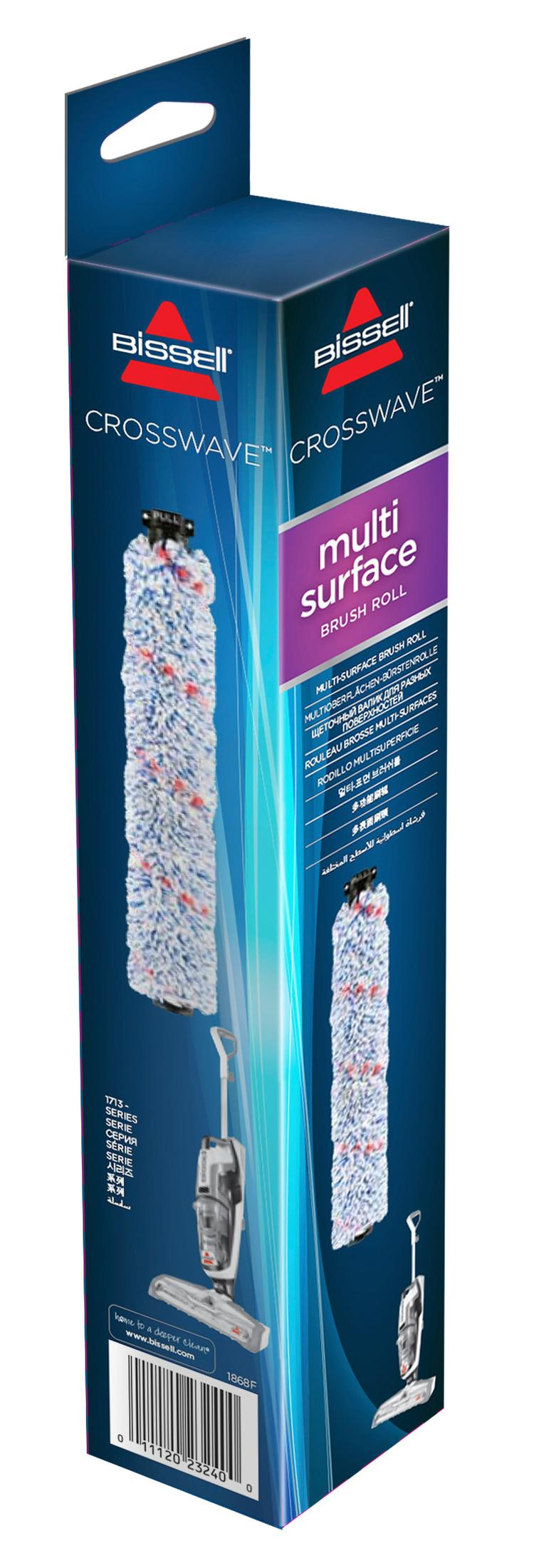 Confezione Bissell Crosswave Multi-Surface Brush Roll con immagini prodotto.