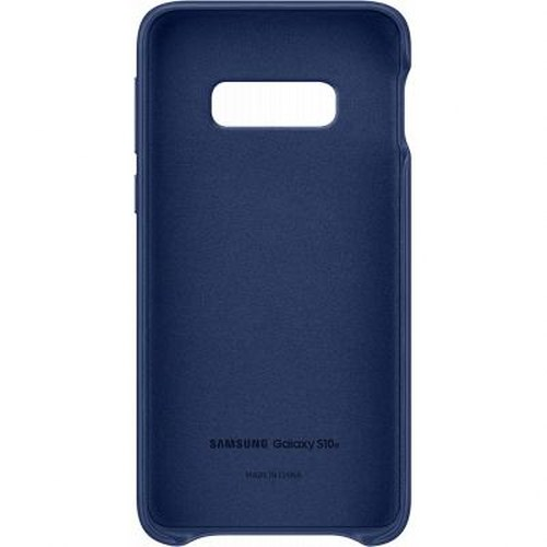 Dunkelblaue Handyhülle für Samsung Galaxy S10, Innenseite mit Aussparung.