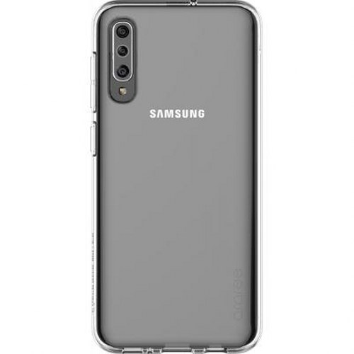Rückseite eines transparenten Samsung-Handyhüllen-Designs.