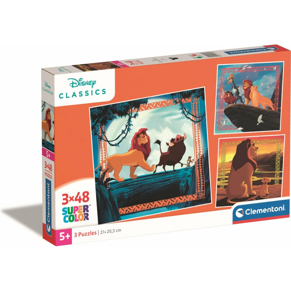Caja de rompecabezas Disney Classics con personajes de El Rey León.