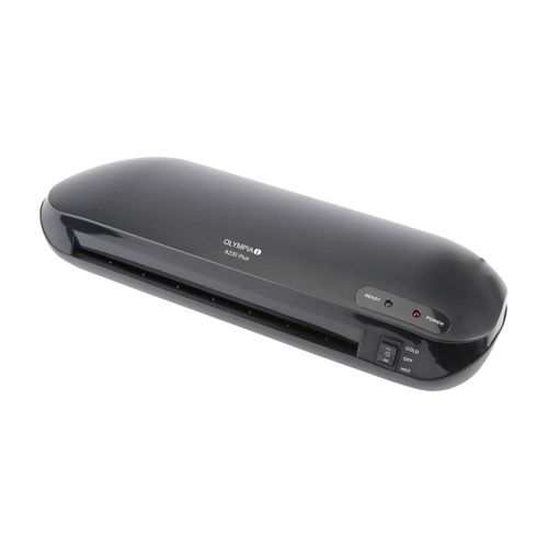 Schwarzer Olympia A230 Plus Laminator mit Bedienelementen und Statusanzeigen.
