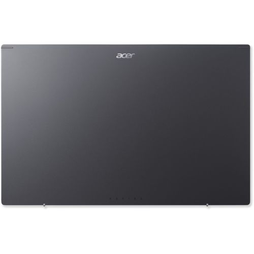 Dunkelgrauer Laptop, Acer-Logo oben mittig, Lüftungsschlitze unten