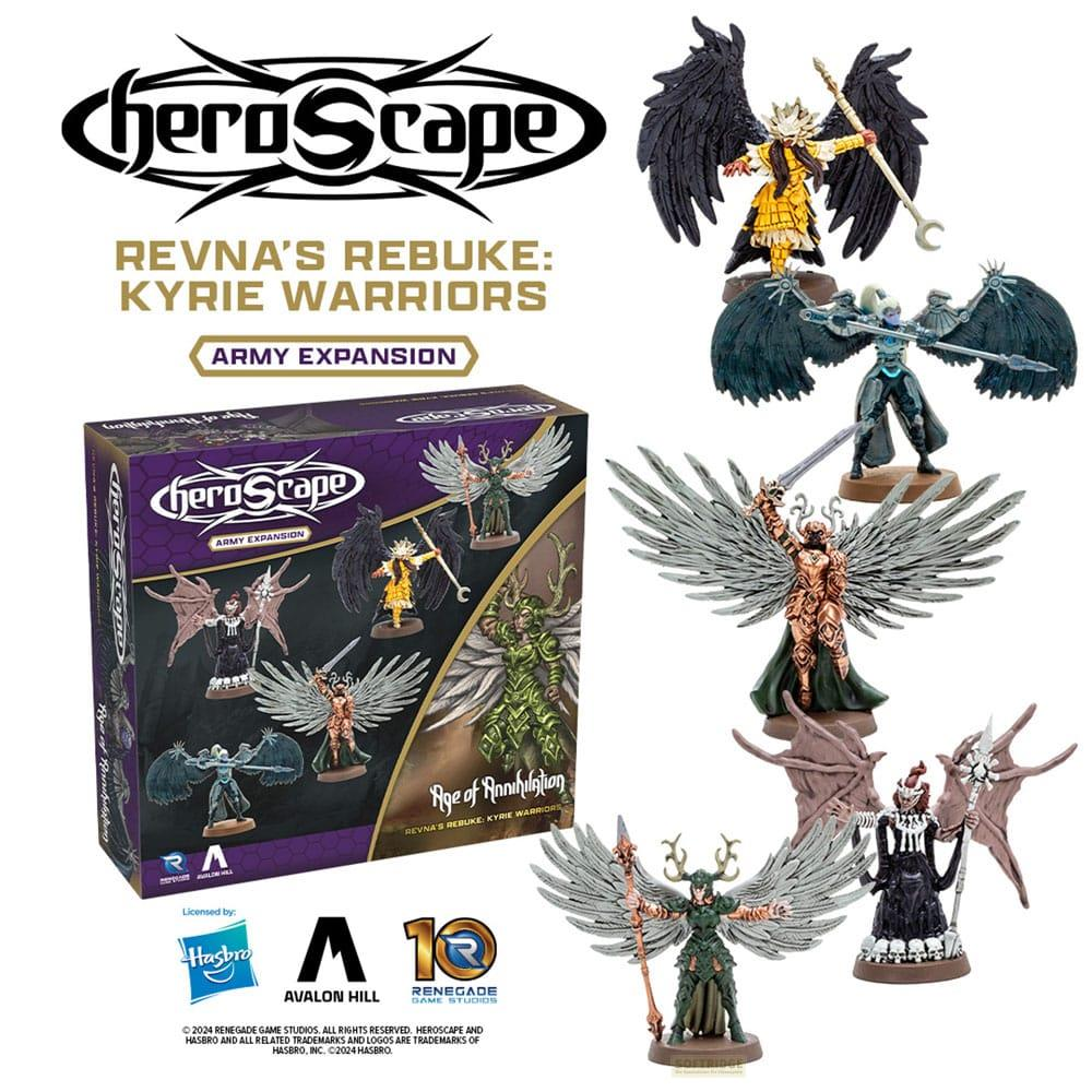 ASMODEE Heroscape: Revna’s Rebuke: Kyrie Warriors Army Expansion ...