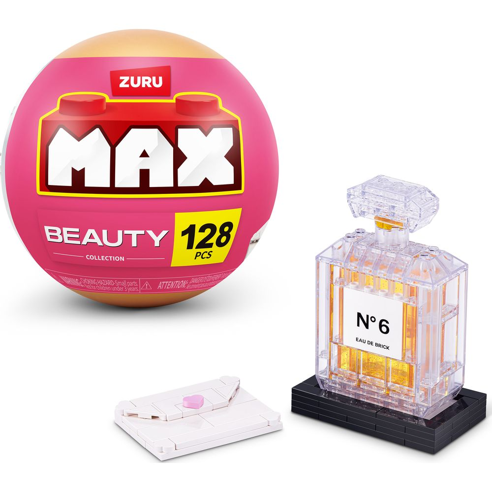 Giocattolo da costruzione: Palla MAX Beauty, flacone di profumo e lettera.
