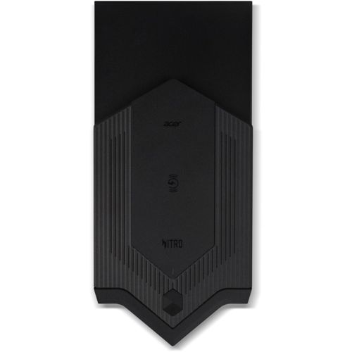Ventola nera Acer Nitro con scanalature verticali e funzione di ricarica.