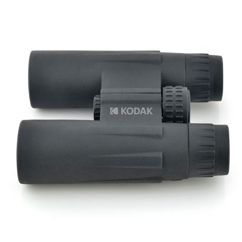 Binocolo Kodak grigio scuro con rotella di messa a fuoco e oculari testurizzati.