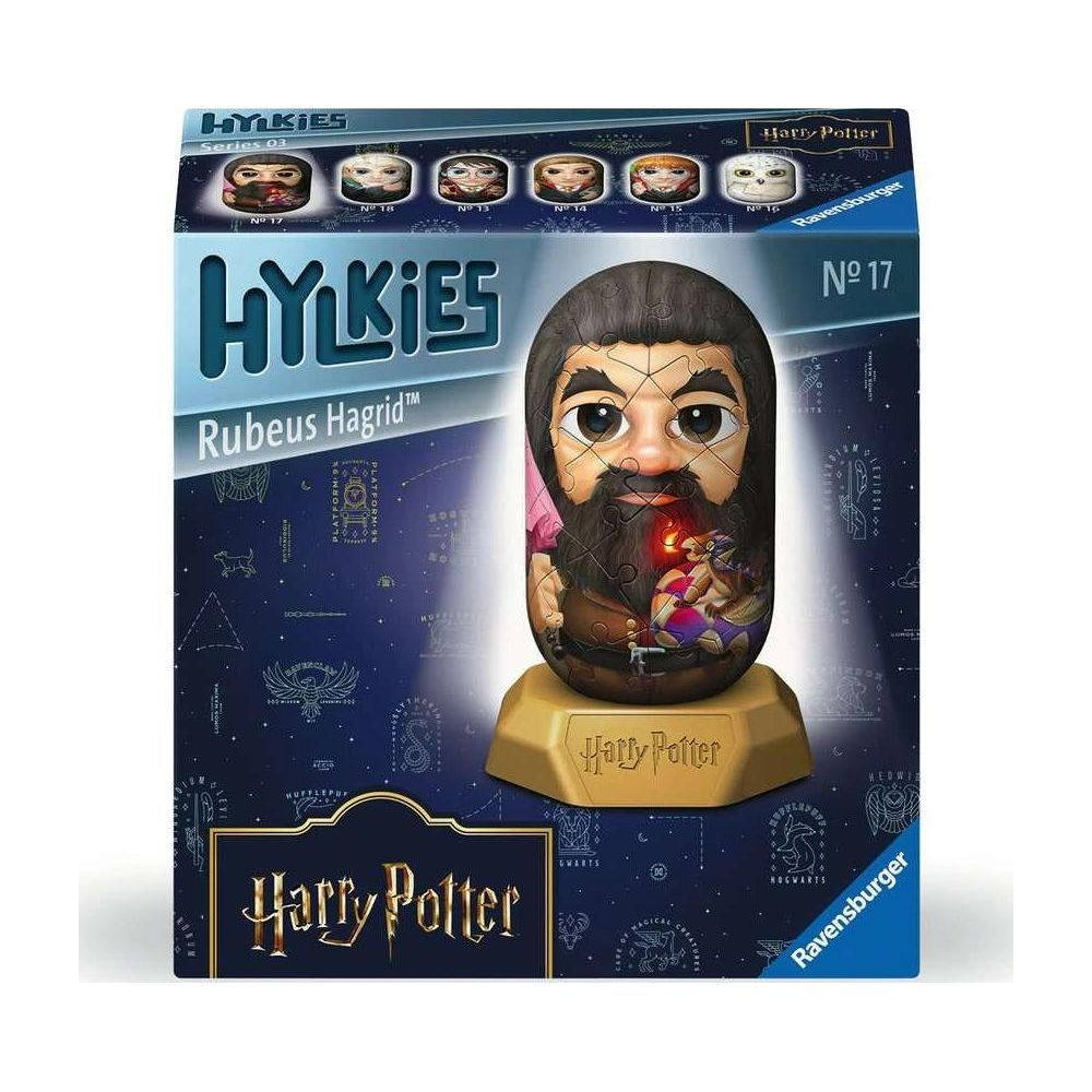 Figura puzzle Hylkies Rubeus Hagrid su confezione Harry Potter.