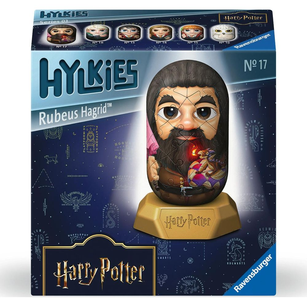 Puzzle 3D Rubeus Hagrid di Harry Potter Ravensburger, n. 17.
