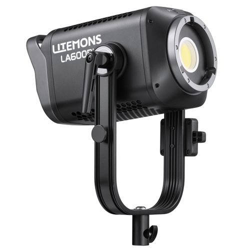 Ein schwarzes LED-Licht mit dem Markennamen LITEMONS auf der Seite.