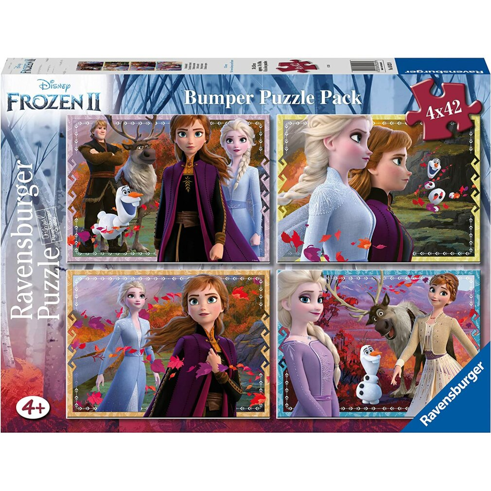 Confezione Maxi Puzzle Disney Frozen 2 con Elsa, Anna, Olaf, Kristoff e Sven.