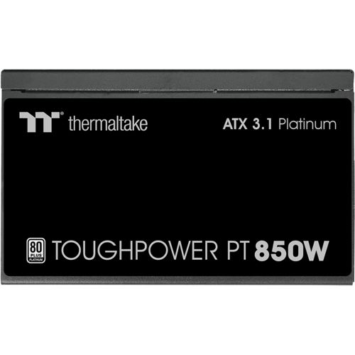 Alimentatore nero Thermaltake Toughpower PT 850W ATX 3.1 Platinum.
