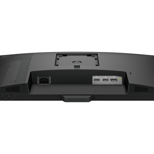 Tył monitora z portem zasilania, 3 portami HDMI i wyjściem audio.