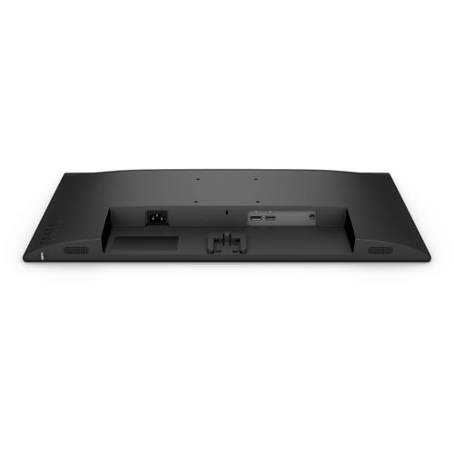 Tył czarnego monitora z portami zasilania, HDMI i USB-C.