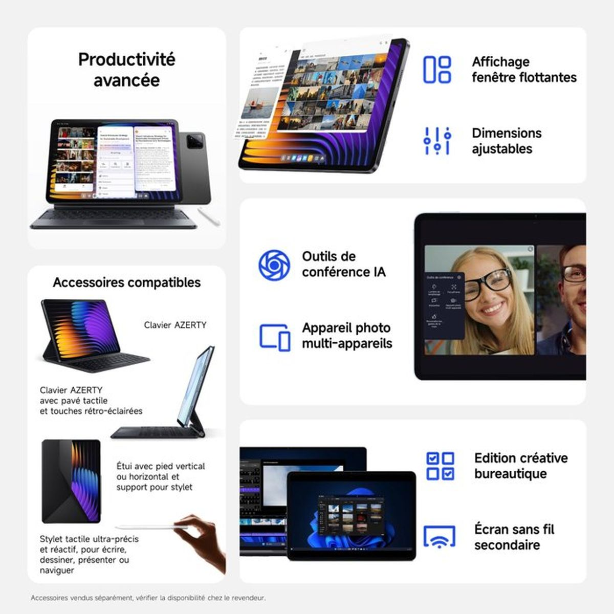 Trabajo productivo con ventanas flotantes, dimensiones ajustables, conferencias IA.