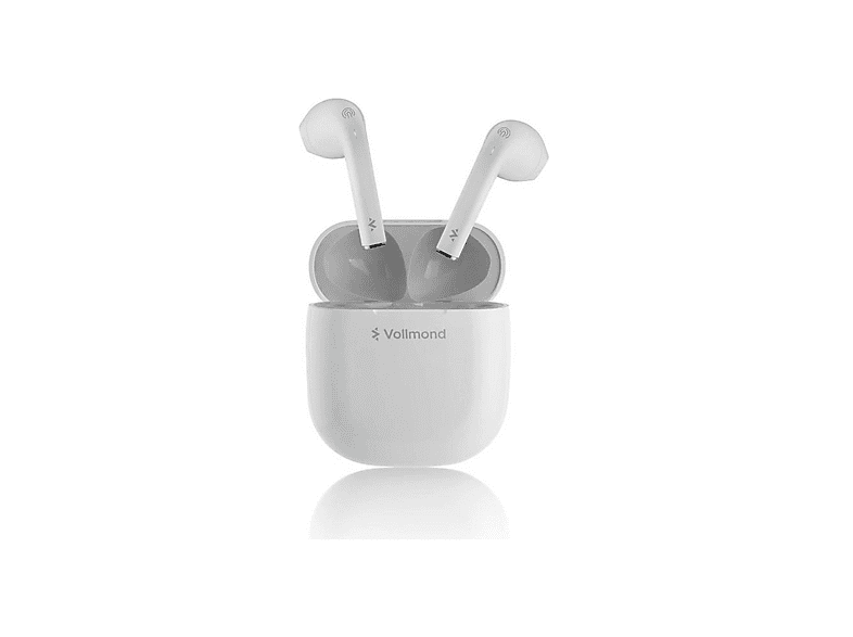 VOLLMOND VL201 Bluetooth 5.3 Ipx6 TWS Kablosuz Kulak İçi Kulaklık Beyaz