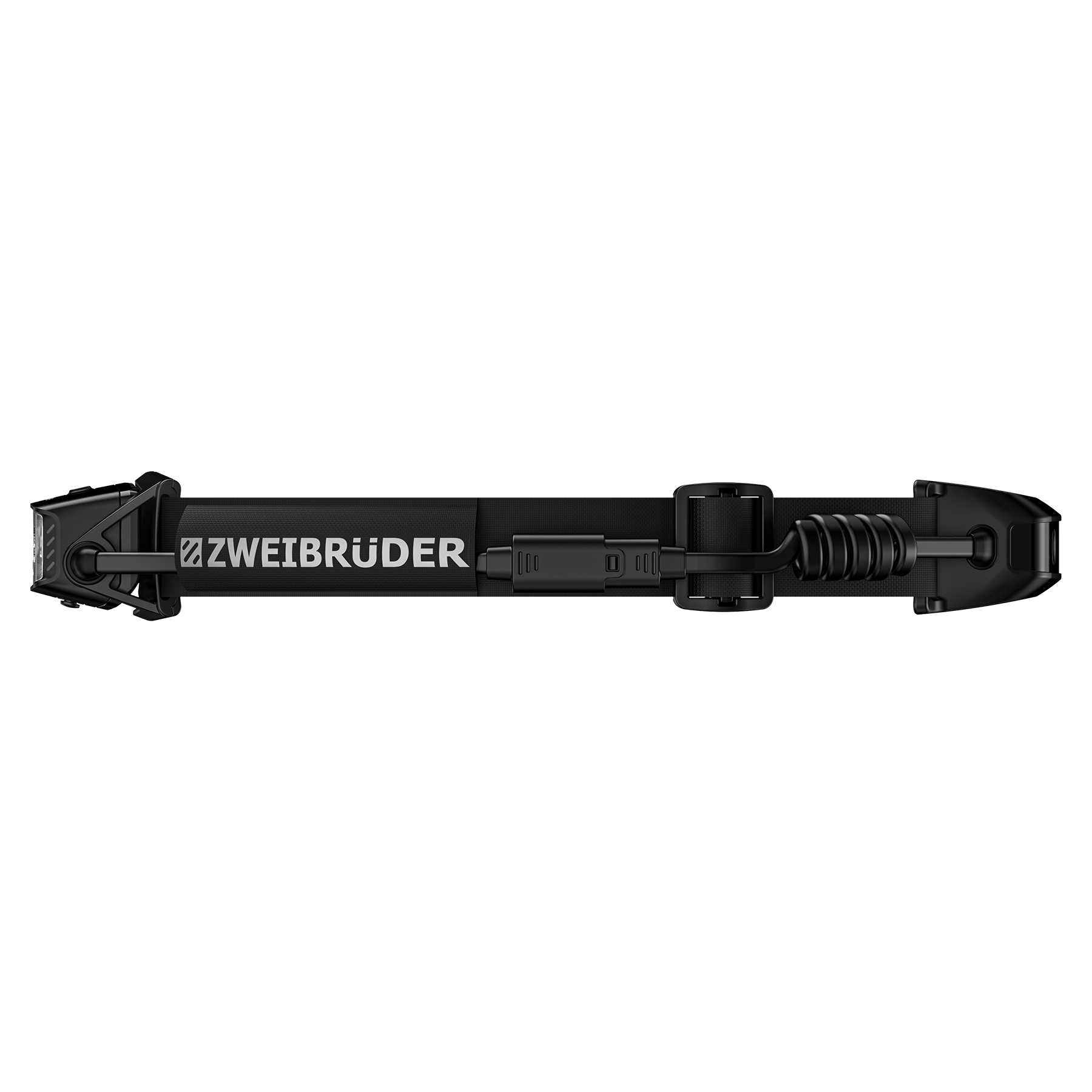 Schwarzes Stirnband mit 