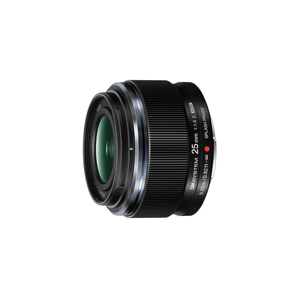 OM SYSTEM 25mm 1:1.8 II MSC lens, spatwaterdicht.