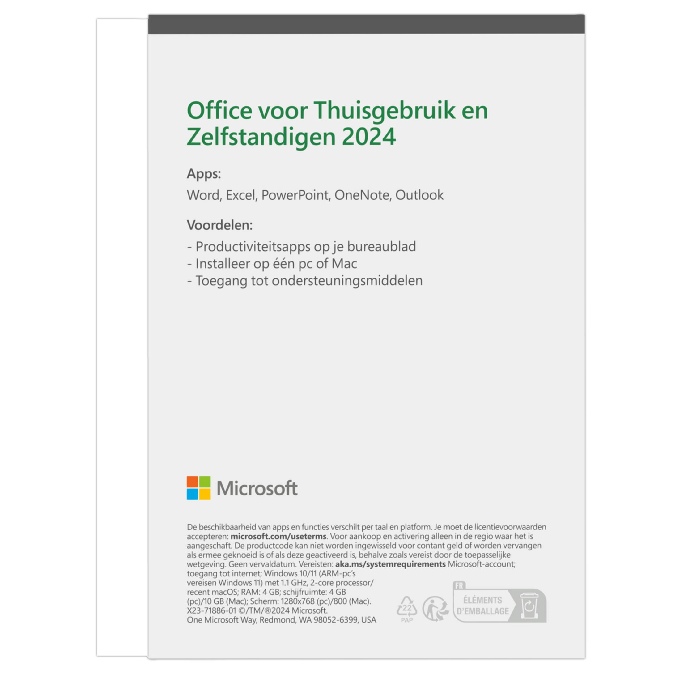 Microsoft Office 2024 per Uso Domestico e Professionale. App, vantaggi e requisiti di sistema.